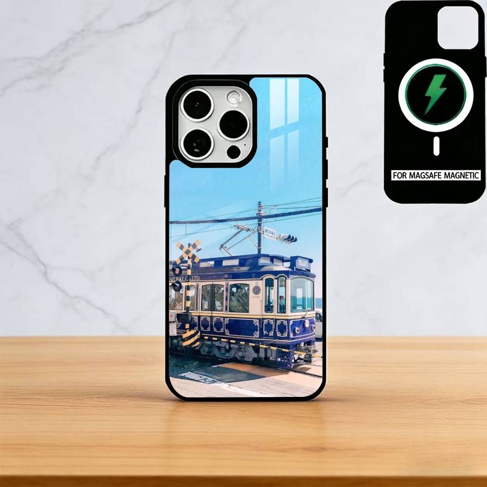 

Japanese trains and city views Phone Case For iPhone17,16,15,14,13,12,11 Plus,Pro Magnetic For Magsafe Wireless Charging iPhone17