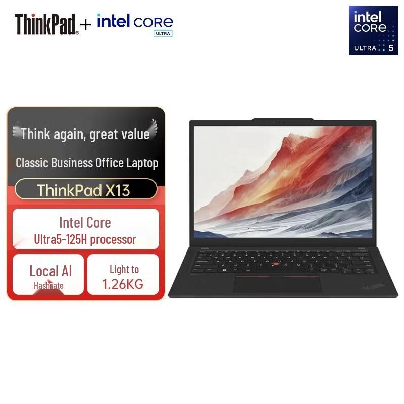 

Lenovo ThinkPad X13 13.3-inch AI 4G Business Laptop (CN version)