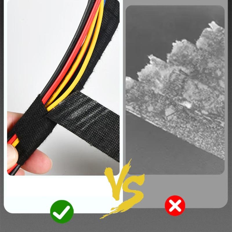 Wire Harness Automotive Cloth Tape Self-Adhesive Felt Cloth Electrical Tape Heat Resistant Harness Tape Easy to Use