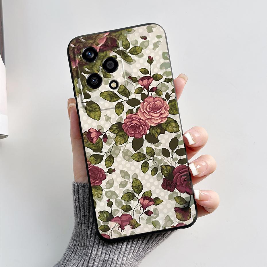 For Honor 200 Lite Case Stylish Painted Silicone TPU Phone Back Cover for Honor 200 Lite 5G Soft Case Honor200Lite 200Lite Funda