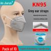 KN95 Activated Carbon Mask with Breathing Valve & 7-Layer Protection, Thickened with Sponge Strips, Head-Mounted.