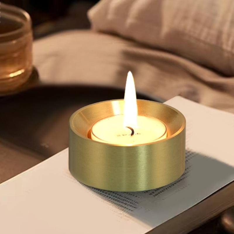 Candlesticks Candle Holder Brass Retro Golden Candle Holder Home Decorations Candlesticks Room Metal Stand