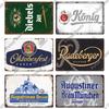 Putuo Decor Germania Beer Brand Metal Sign Plaque Metal Vintage Tin Sign pentru Bar Pub Man Cave Kitchen Club Bar Wall Decor Home