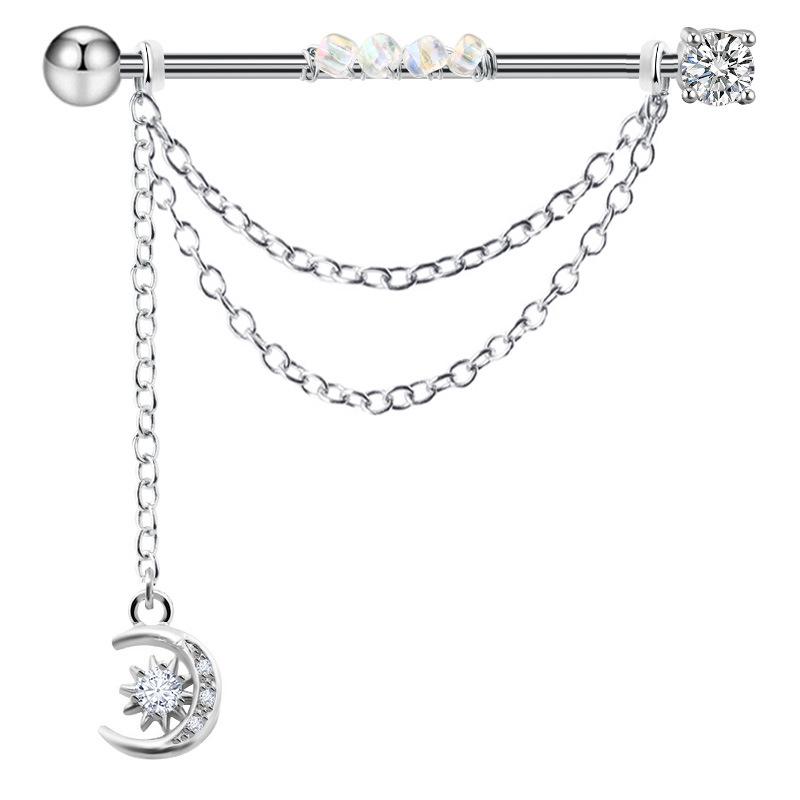 Gaibei European & American Cross-Border Ear Bridge & Bone Nail Chain Piercing