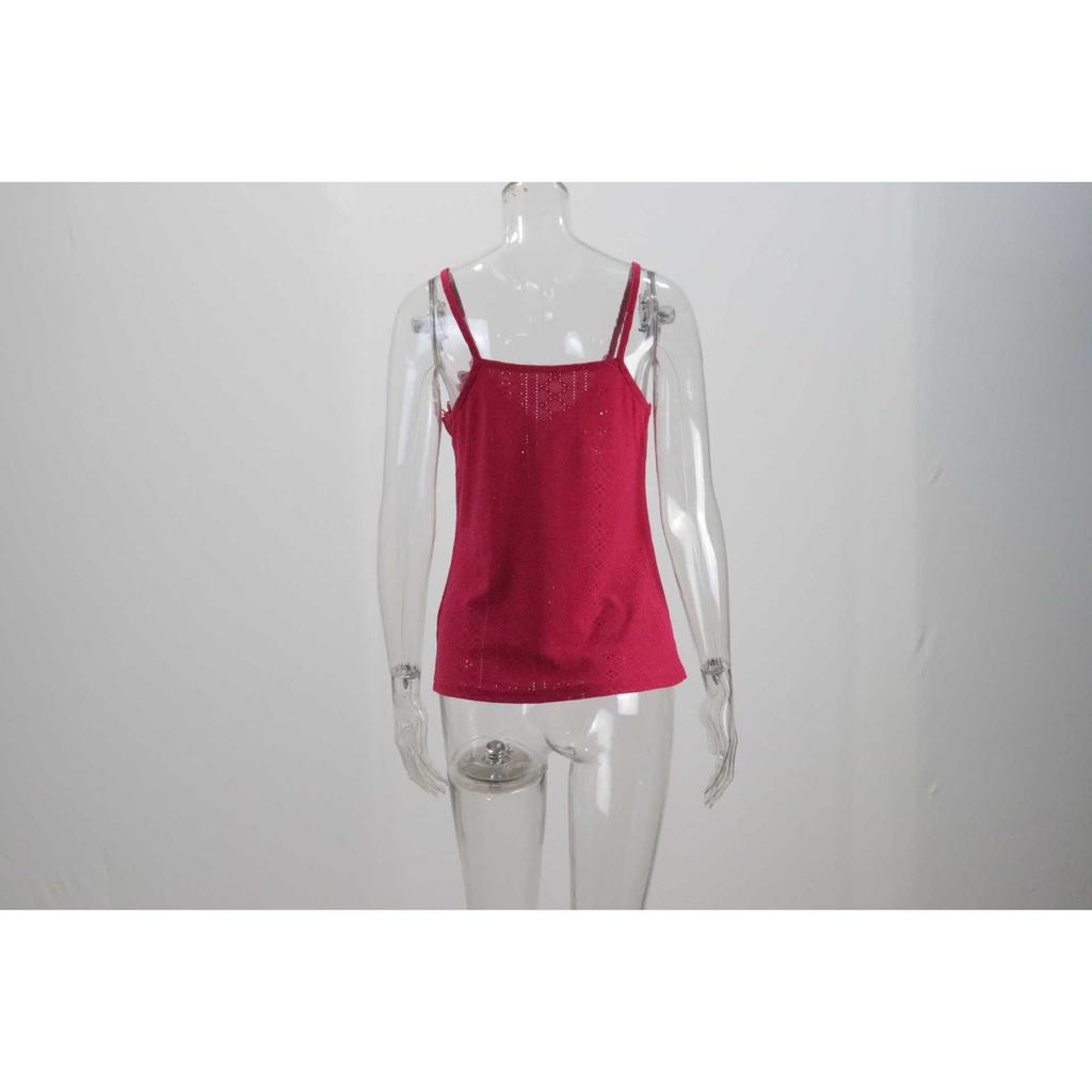 Letní nový dámský krajkový top s V-výstřihem