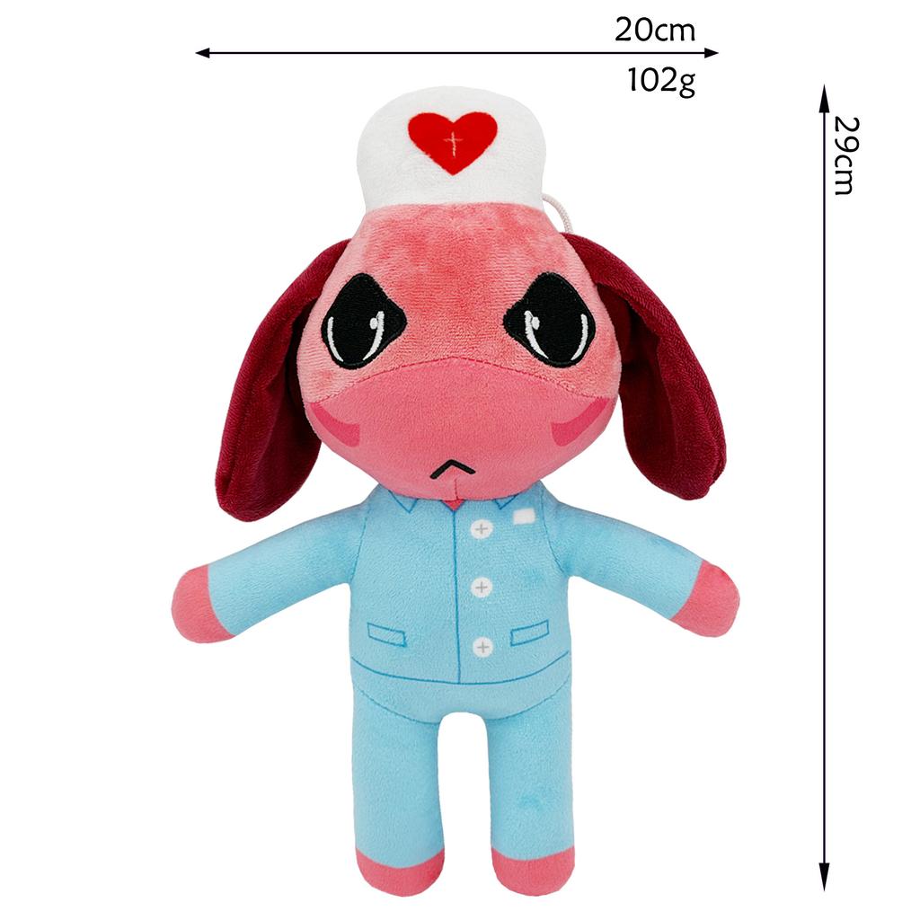 Animal Hospital Plush Toy Vet Playset Stuffed Animal Doctor Pretend Play Set Comfort Doll for Kids Birthday Gift