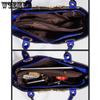 WTEMPO Frauen Mode Handtaschen Stickerei Pu Leder Schulter Tasche Dame Elegante Party Taschen