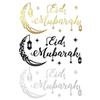 Eid Mubarak Gold Acrylic Wall Sticker Ramadan Kareem Large Mirror Wall Decal for Home Room Decoration 2026 Islamic Muslim Gifts