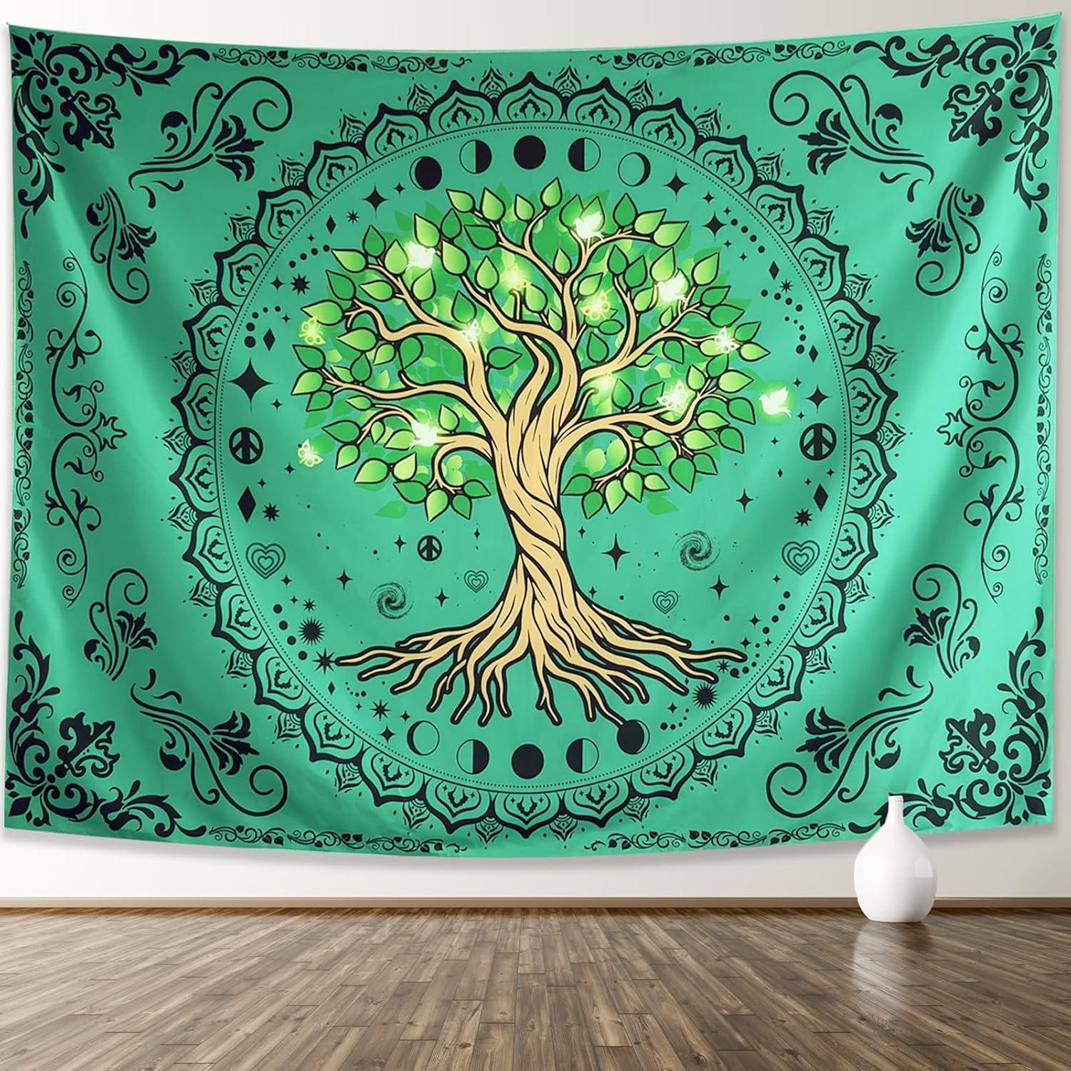 Tapestry kjhl wall of the tree of life 75x100
