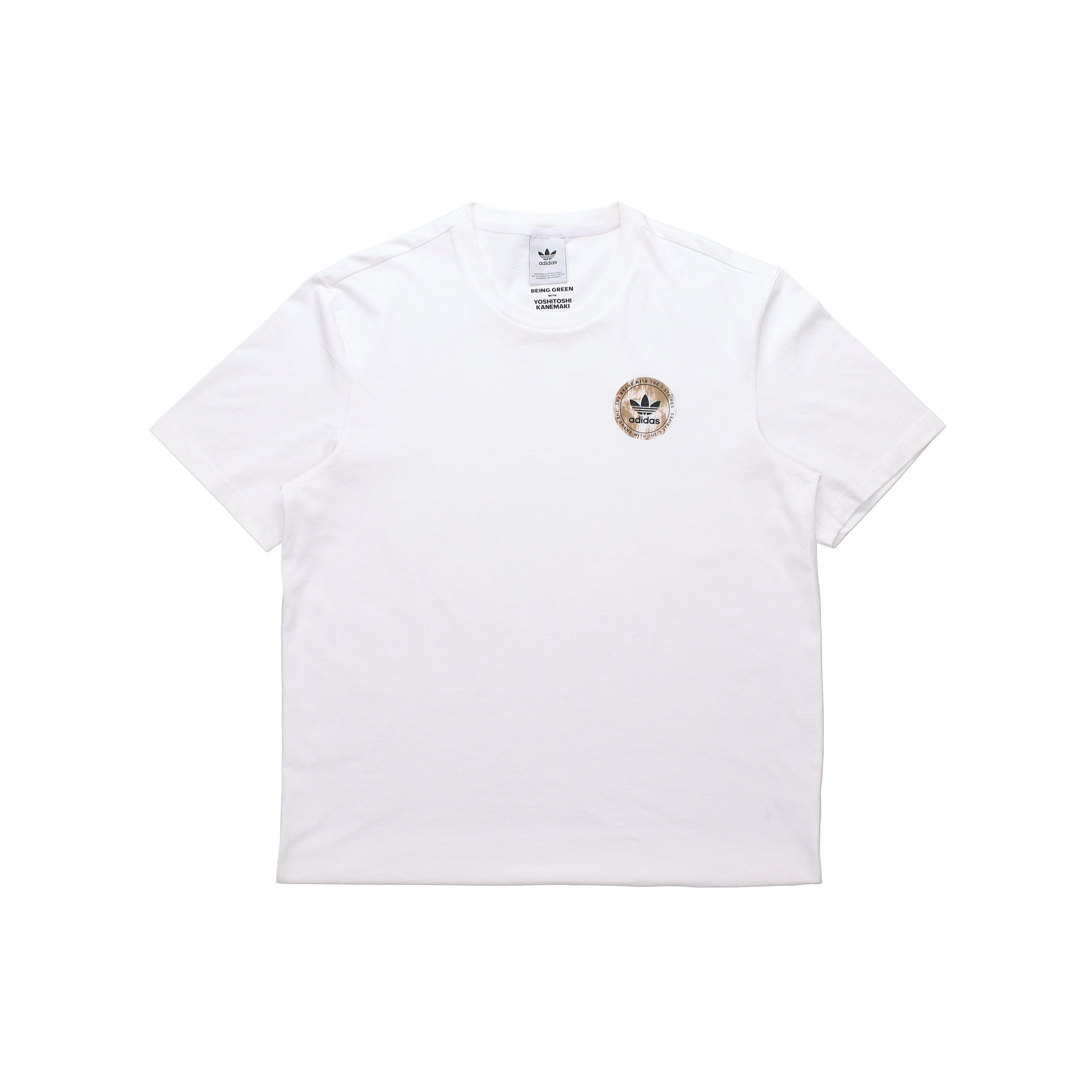 adidas originals Artist Tee Ss Pattern Printing Sports Male White Men s HA4704 M
