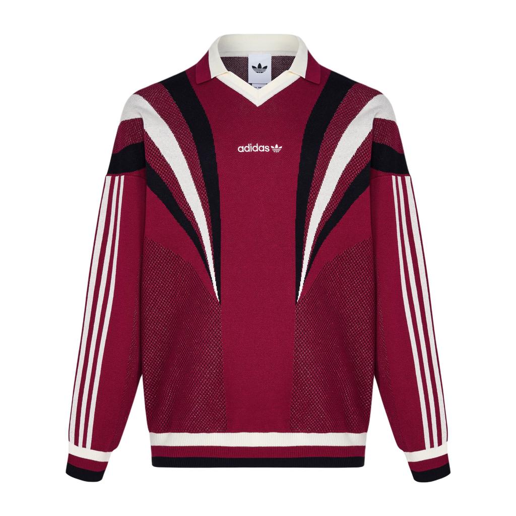 Adidas Maglione Pullover da Uomo Originals Santiago in Cotone Vestibilità LargaKW2019