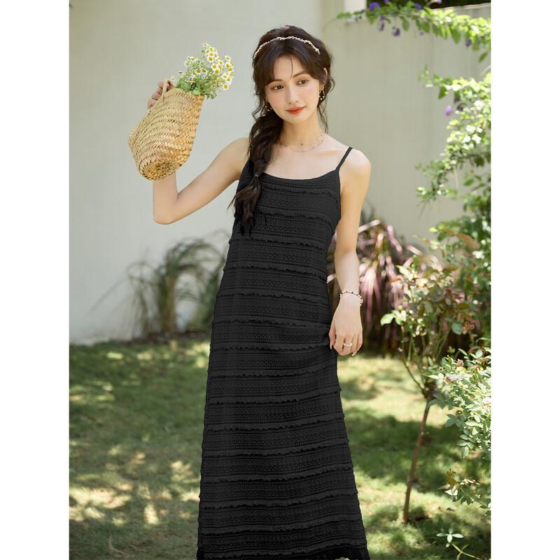 

MOKANA Women s Casual A-Line Midi Sling Dress XL