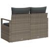 Garden Sofa with Cushions 120 X 62 X 69 Cm Poly Rattan