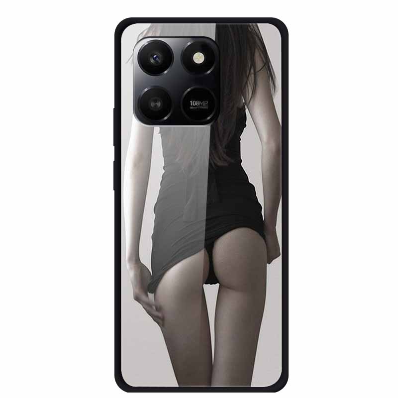 6.77" Glass Back Cover For Honor 400 Smart X7d 2025 Case Tempered Glass Case For Honor Play 10T 5G Case Protective Fundas Shells