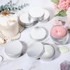 30pcs Screw Top Round Tins 2oz Aluminum Container Cans with Screw Lid Durable Aluminum Construction for Lotion Bars Balm Crafts