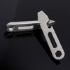 Compactly Titaniums Camping Tool Keychain Screwdriver Bottle Opener Multifunctional Ruler Portable Outdoor Accessory