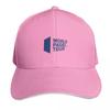 World padel tour logo blue Baseball Cap Curved Brim Classic Fit Low Profile Unstructured Unisex for Unisex Women
