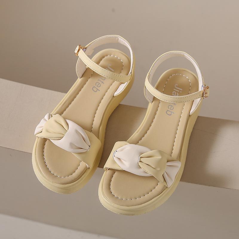 Sandals female summer new fashion versatile fairy style word belt French Roman shoes with skirt beach shoes
