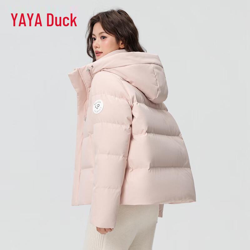 YAYA Women's Hooded Short Puffer Down Jacket