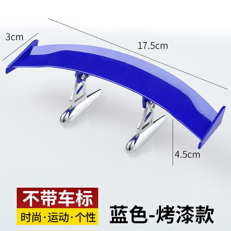 Universal Painted Mini Car Rear Spoiler No‑Drill Creative Personalized Modified Small Tail Wing Sport Car Decor Accessories