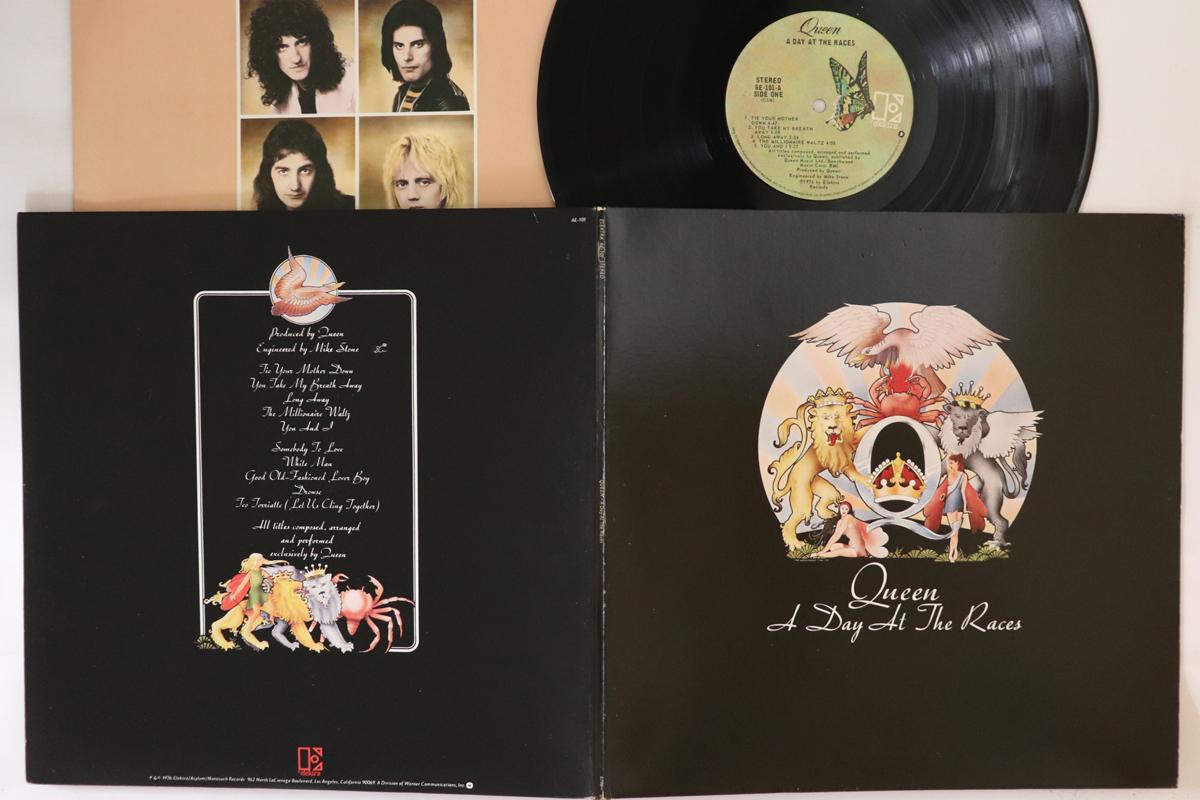 

LP Record QUEEN - A Day At The Races 6E101 ELEKTRA 1976 US Rock Used