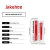 Colla per Riparazione Metallo Jakehoe 50G Agente di Riparazione Saldatura a Caldo e Freddo per Metalli ad Alta Resistenza Riempimento Difetti Tubi Metallici Adesivo Epossidico