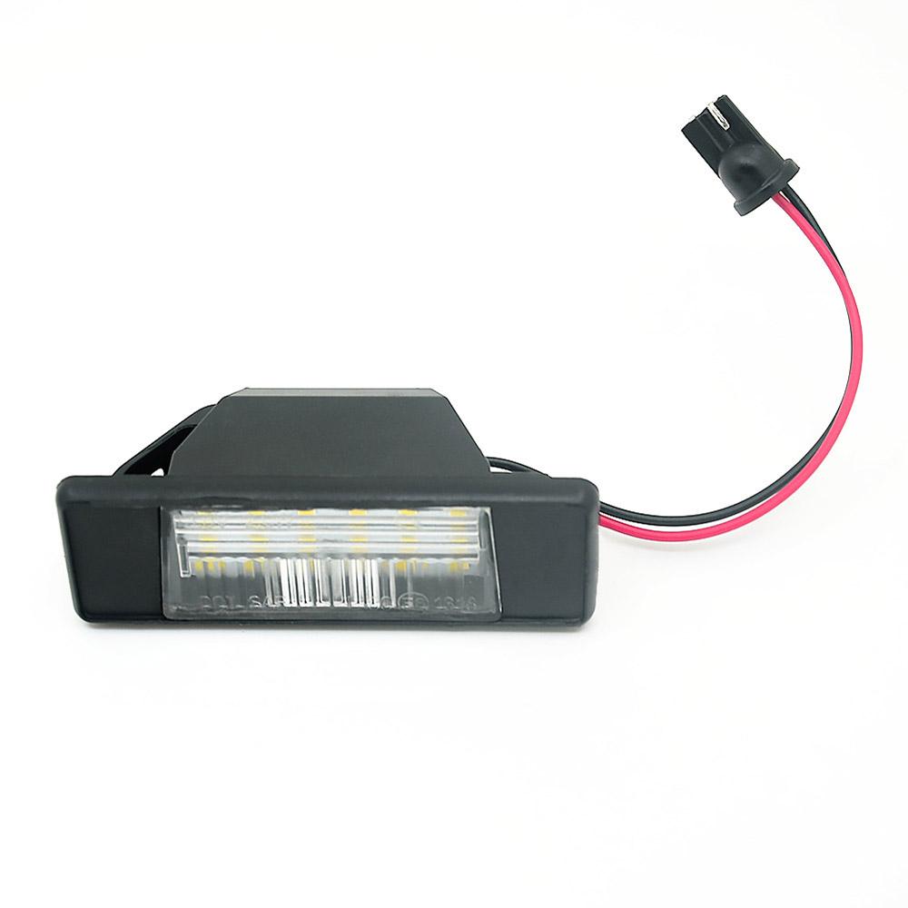 1 Pair LED License Plate Light Lamp 26510-JD00A For Nissan Qashqai II 2014-2024