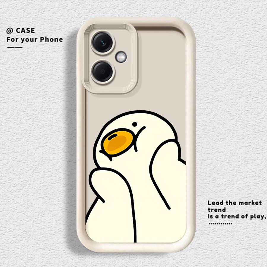 Cute Thumbs Up Duck Phone Cover Case for Xiaomi Redmi Note 14 Pro Plus A1 A2 A3 A4 12C 10 14C 12 12s 11 11s Note 13 13C