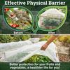 10Ft Insect Barrier Netting Fine Mesh Plant Cover Garden Row Cover Bird Netting for Raised Beds Greenhouse Vegetables Fruits