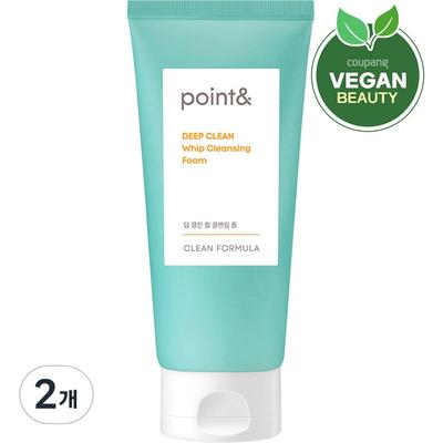 Point & Deep Clean Whip Cleansing Foam, 200g, 2 Pieces