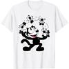 Felix Cat Juggling Mice Vintage Cartoon Retro Graphic Fun T-Shirt