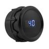 2 Inch 52mm Car Blue LED Digital Water Temperature Gauge Kit with Temp Sensor Black