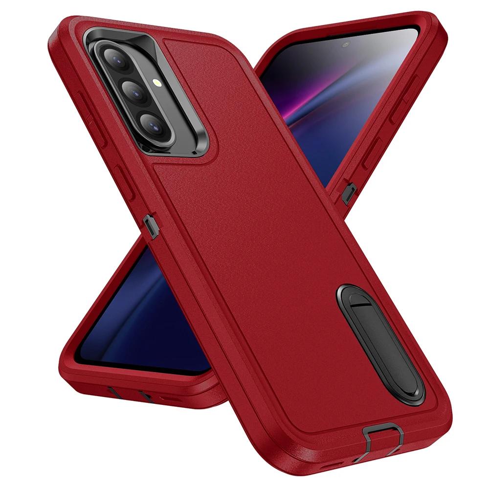3-in-1 Militärstandard Defender Kickstand Hülle Für Samsung Galaxy A57/37/27/17/07 A56/36/26/16/06 A55/35/25/15 A54/53 Ott-box Abdeckung