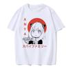 Y2k Shirt Anya Forger spy x family Anime T Shirt Kawaii Cartoon Mens/Women Tops Harajuku Unisex Fashion Streetwear Manga Tshirt