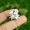 Womens day Deal Natural Tigers Eye Flower Multi Stone Ring Jewelry 925 Silver