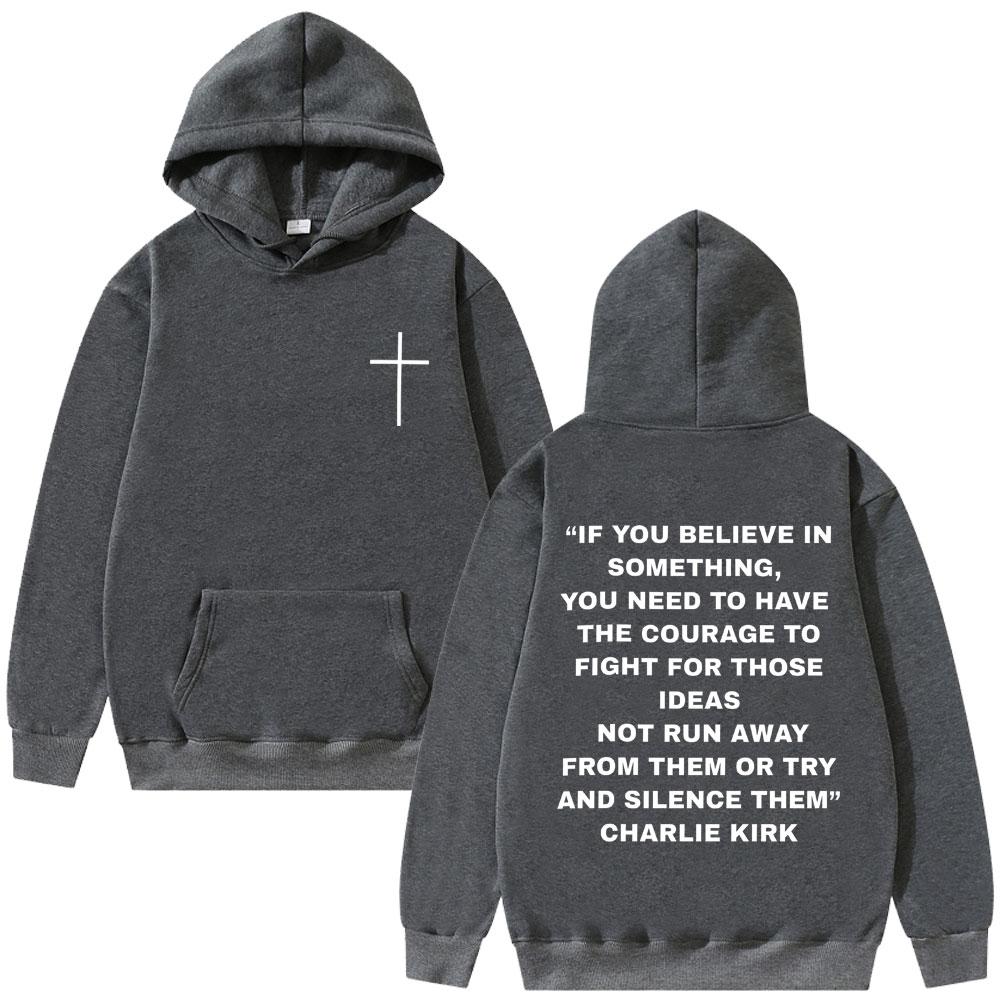 Christian Jesus Charlie Kirk Freedom Hoodie Men Women Tribute Memorial Hero Hoody Sweatshirt Patriotic Activism Hoodies