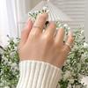 47Bag 925 Silver Layered Thin Rings Minou
