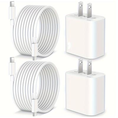 1-2Set 2024 NEW PD 20W Fast Charger Set For iPhone 16 15 Pro Max Plus USB C To Type C Cable Fast Charging Cables Accessorie
