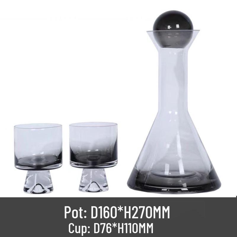 

Elegant Wine Glass Set for Home Bar or Living Room Decor