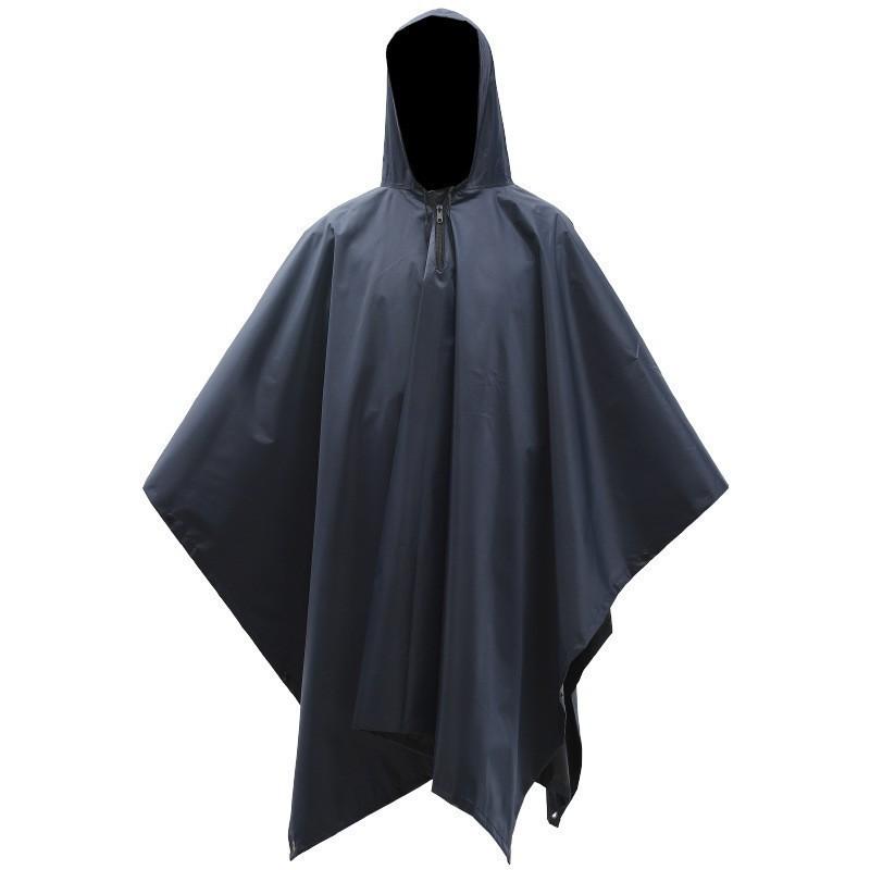 Cloak Raincoat Canopy Outdoor 3-in-1 Multifunctional Poncho Mountaineering Tourism Camping Waterproof Raincoat