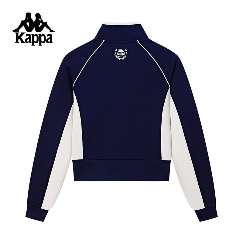 Kappa Women's Color-block Retro Knitted Track Jacket