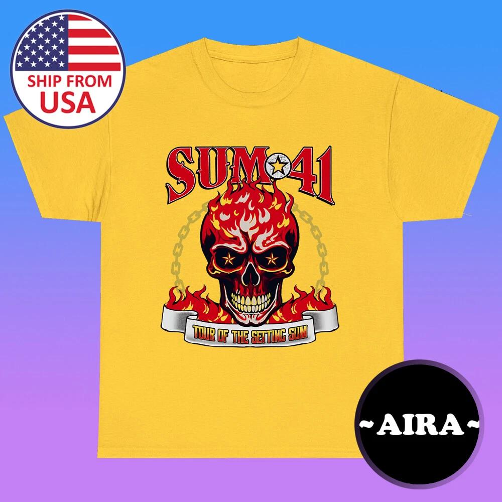 Sum 41 Men s Yellow Size S-5XL S