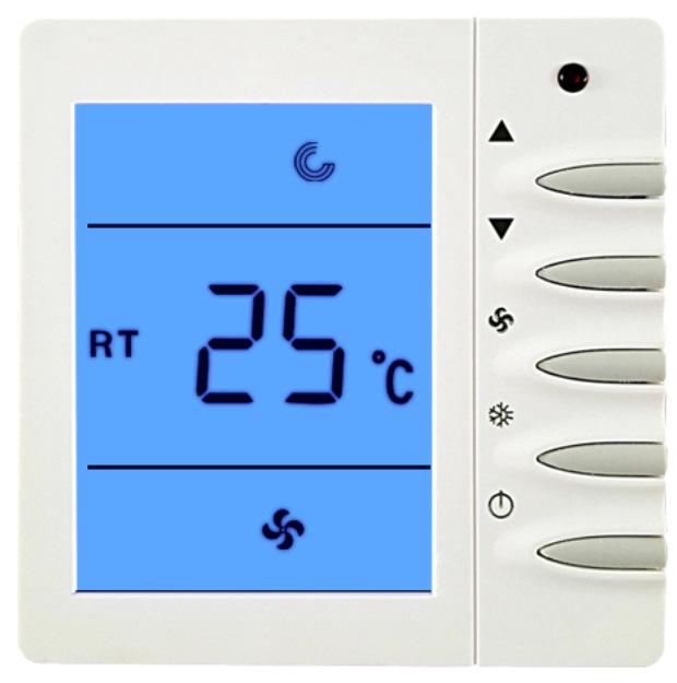 Pannello di Controllo Centrale Modbus RTU485 Termostato LCD per Fan Coil Aria Condizionata