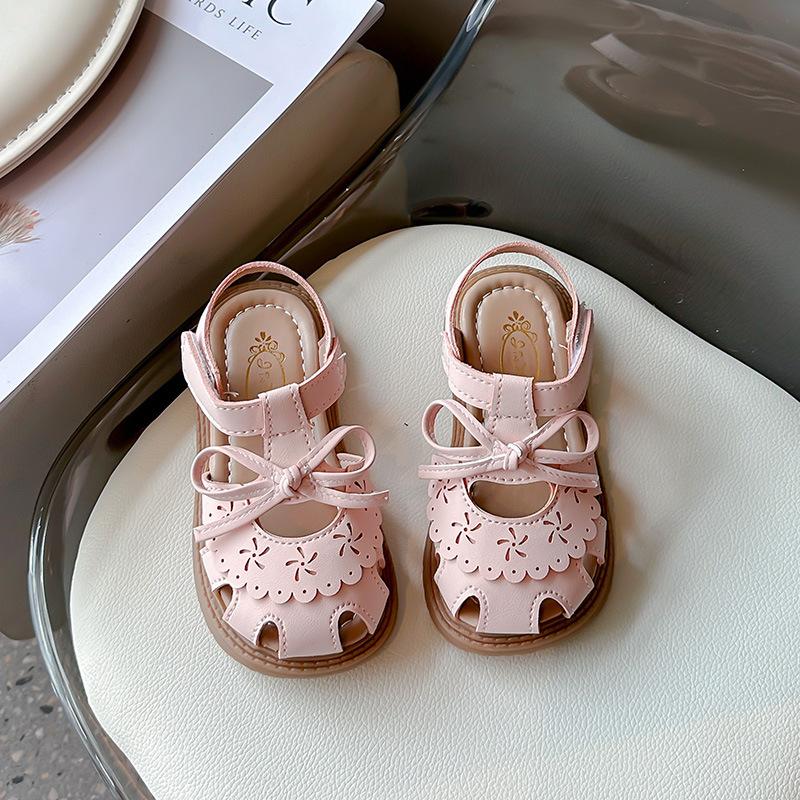 Fashion girls' sandals summer new girls' princess shoe anti slip girls' shoe versatile kids sandals soft soled children's shoes