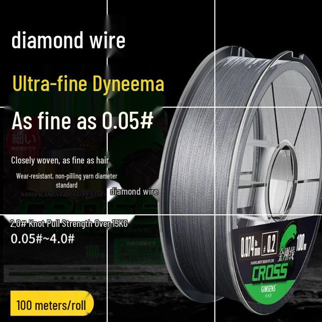 

Ultra-Fine Strong Horsehair Anti-Bite Fishing Line for High-Power Micro-Lures 2.0 --- Restock Sale