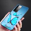 Blue Butterfly Phone Case For iPhone Samsung Galaxy Redmi Xiaomi Oppo OnePlus Note S A 7 8 9 10 11 12 13 14 20 21 22 23 53 54 Pro Max Plus Ultra