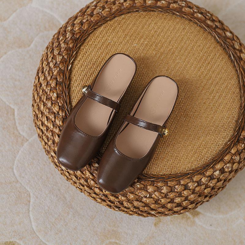 

внутренний увеличивающий рост мешок головка полушлепанцы женские летние для улицы новая темпераментная серебристая одинарная обувь крутые шлепанцы 39 коричневый