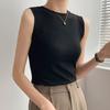 Sleeveless T-shirt for Women with Short-sleeved Summer New Style for Inner Top