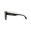 Alexander Mcqueen Square Frame Acetate Sunglasses Black Black Green