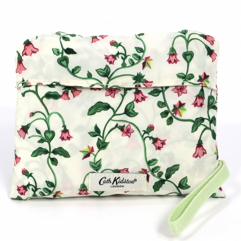 Tote Bag N07993 LARGE FOLDAWAY TOTE TWIN FLOWERS ECRU [Cath Kidston] [Used]
